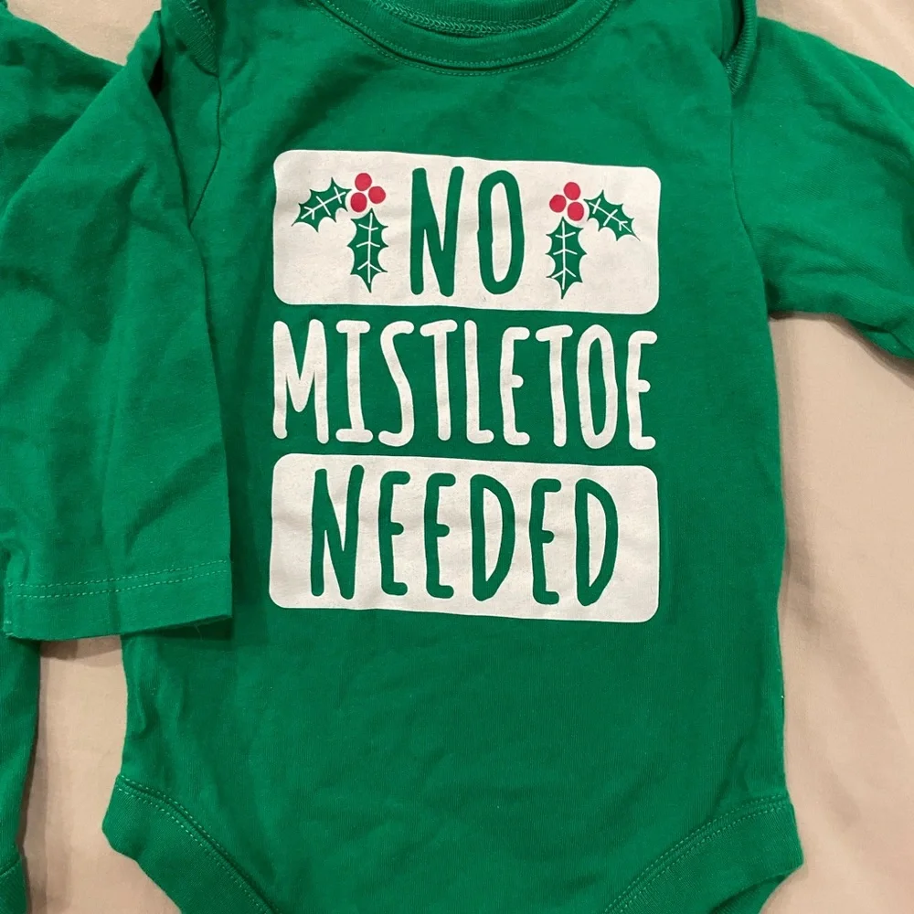 🎄Christmas Baby Long Sleeve Shirt - The Childrens Place - 3-6 Months - Picture 5 of 6